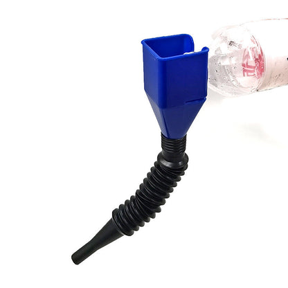 Hands-Free Oil Pouring Fuel Funnel With Clip, Portable Folding Telescopic Hose Filling Funnel For Gasoline Motorcycles