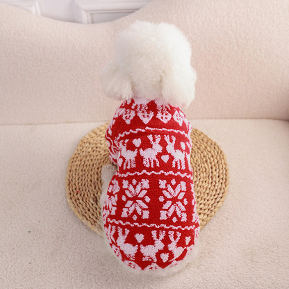 New Cross-border Christmas Pet Clothes