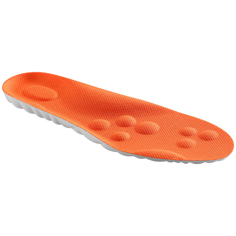 Cloud Tech Pu Massage Arch Support Insoles Men Shock Absorption Odor Resistant Sweat Absorption Step Poop Feel Sports Shoe