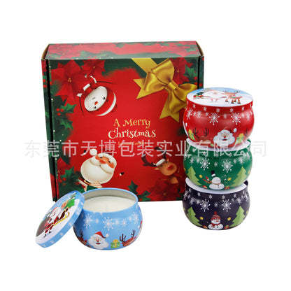 Wax Dried Flower Scented Candle Wedding Gift Eternal Flower Fragrance Long-lasting Plant Essential Oil Scented Candle