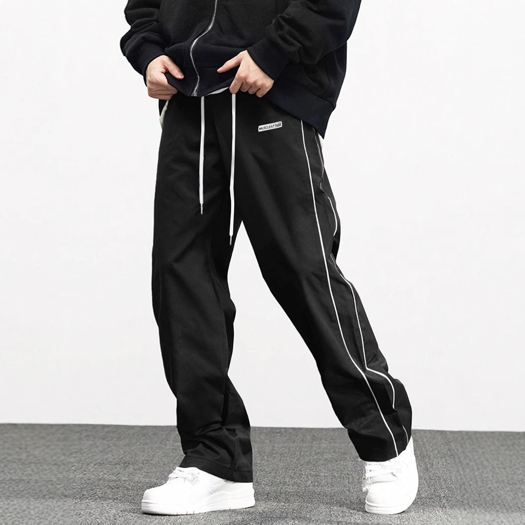 Men's Retro Tapered Leisure Trousers – Vintage Style, Modern Comfort