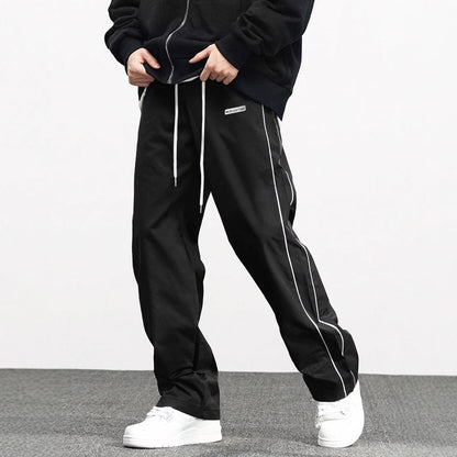Men's Retro Tapered Leisure Trousers – Vintage Style, Modern Comfort