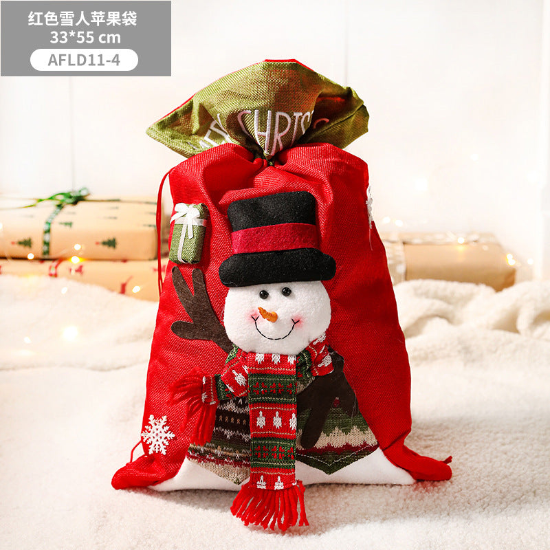 Christmas Children&#039;s Gift Bag, Small Gift, Christmas Eve Apple Packaging Box, Handbag, Creative Candy Bag, Socks