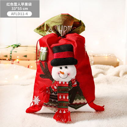 Christmas Children&#039;s Gift Bag, Small Gift, Christmas Eve Apple Packaging Box, Handbag, Creative Candy Bag, Socks