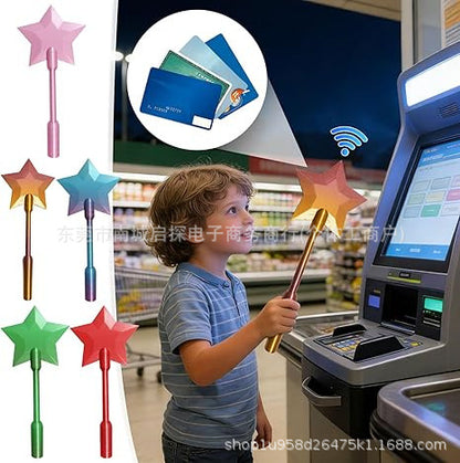 Cross-border 3D Printed Wand Tap To Pay Starlight Magic Wand Contactless Payment Card Holder