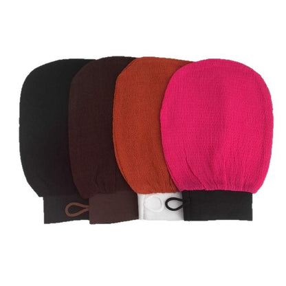 Black Bath Towel Gloves In Fine Sand Single-layer Double-sided Massage Back Pain-free Bath Exfoliating Horny Bath Towel