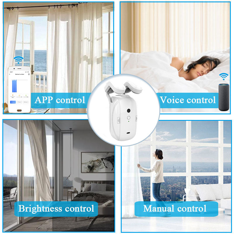 Electric Curtain Motor Smart Home Curtain Assistant Graffiti Mobile Phone Remote Control Automatic Smart Curtain Companion