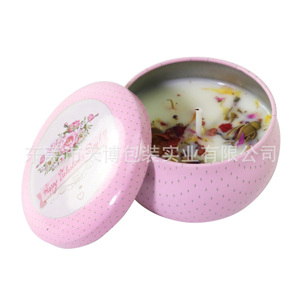Wax Dried Flower Scented Candle Wedding Gift Eternal Flower Fragrance Long-lasting Plant Essential Oil Scented Candle
