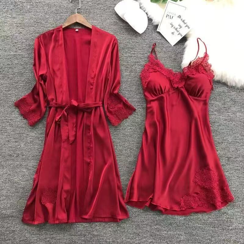 Women's New Plus Size Multi-piece Pajamas Plus Size Pajamas With Chest Pad