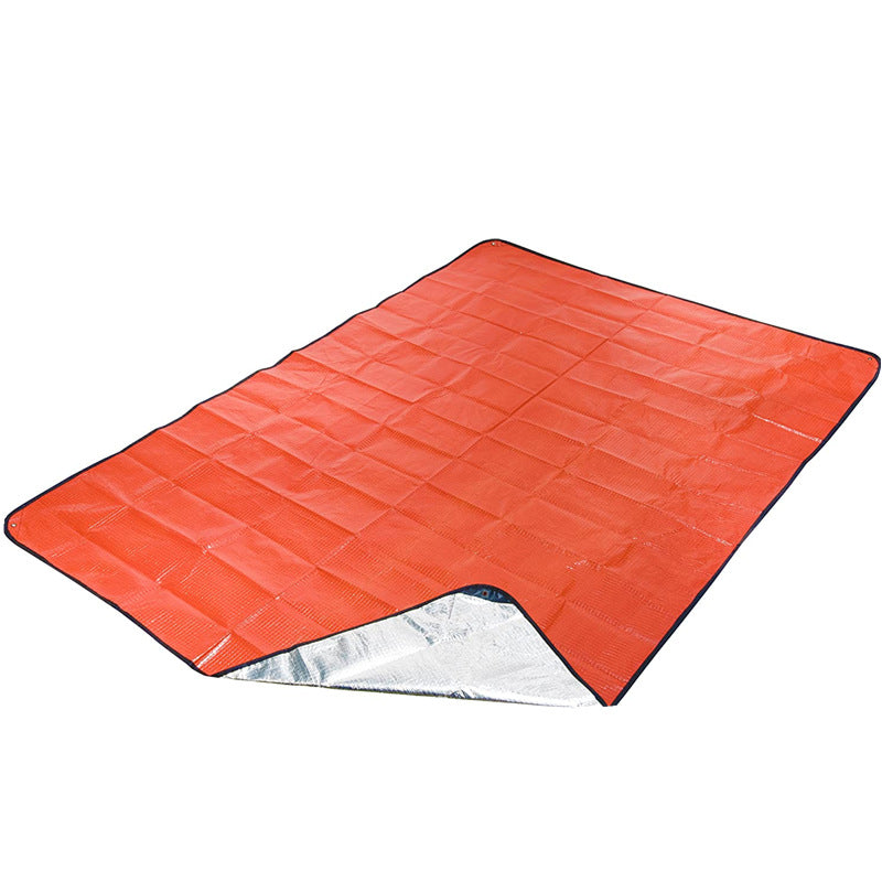 Outdoor Multifunctional Emergency Blanket Pe Emergency Blanket Survival Blanket Outdoor Camping Survival Portable Foldableing Insulation Blanket Camping Style