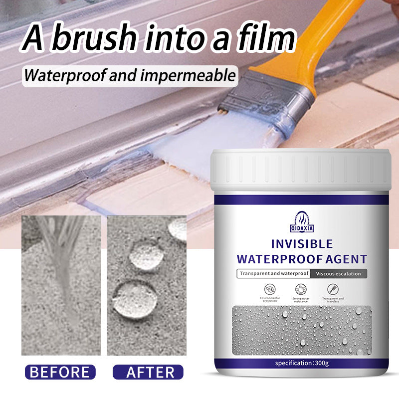 Nano Coating Roof Waterproof Glue Liquid Transparent Wall Water Seepage Moisture-proof Toilet Transparent Waterproof Coating