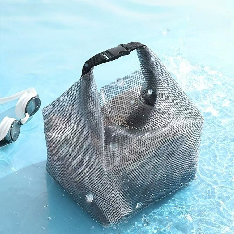 Waterproof Storage Bag Fitness Clothes Swimming Bathroom Large Capacity Beam Mouth Men's And Women's Outdoor Travel Wash Storage Bag