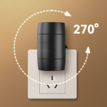 In-line Adjustable Brightness Rotatable Plug-in Light Induction Night Light Corridor Living Room Bedroom Atmosphere