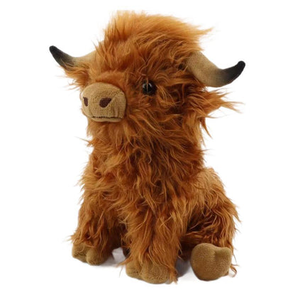 Highland Cow Simulated Scottish Highland Cow Plush Toy Cow Doll