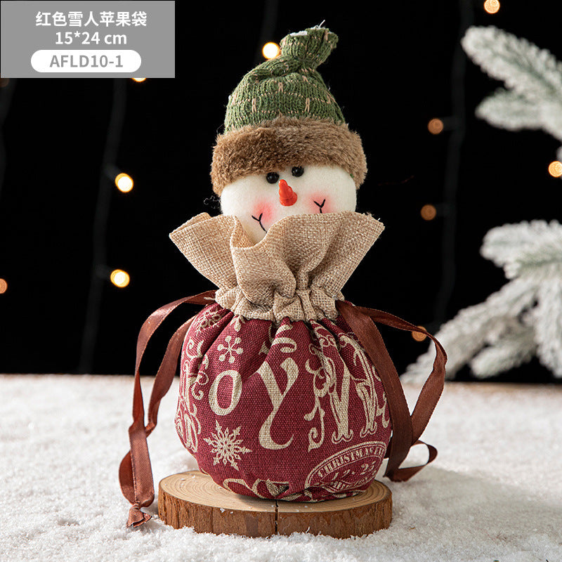 Christmas Children&#039;s Gift Bag, Small Gift, Christmas Eve Apple Packaging Box, Handbag, Creative Candy Bag, Socks