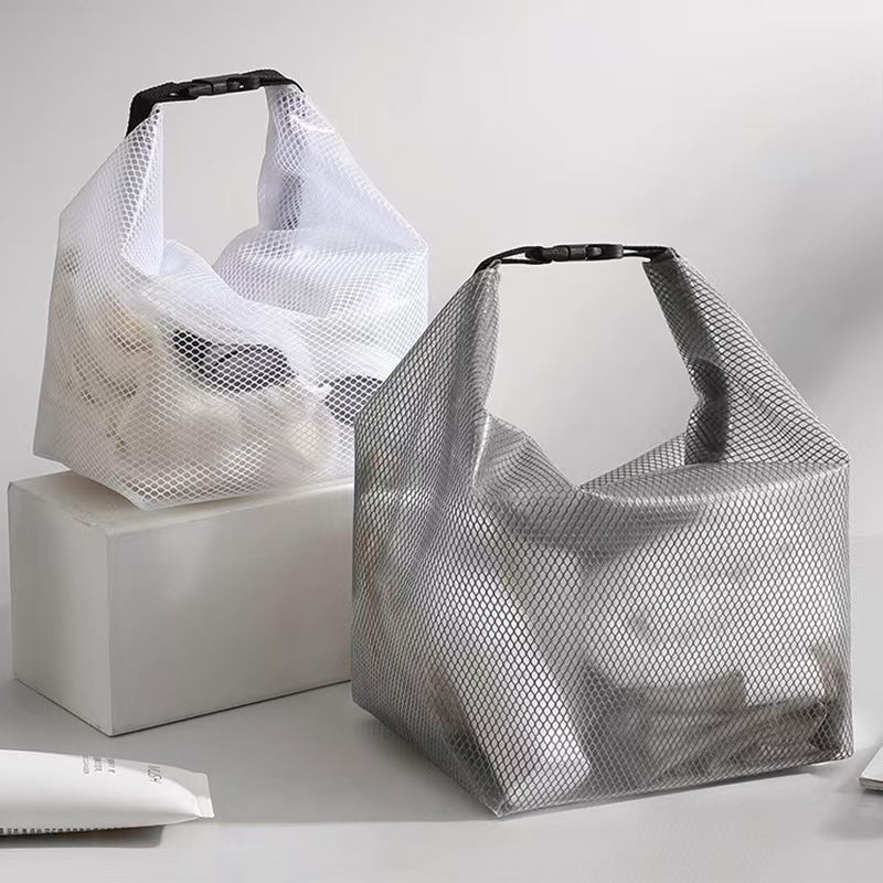 Waterproof Storage Bag Fitness Clothes Swimming Bathroom Large Capacity Beam Mouth Men's And Women's Outdoor Travel Wash Storage Bag