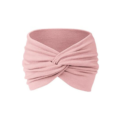Bohemian Sports Headband Women's Wide Yoga Elastic Running Hair Accessory Headdress Pastoral Style Bow Headband