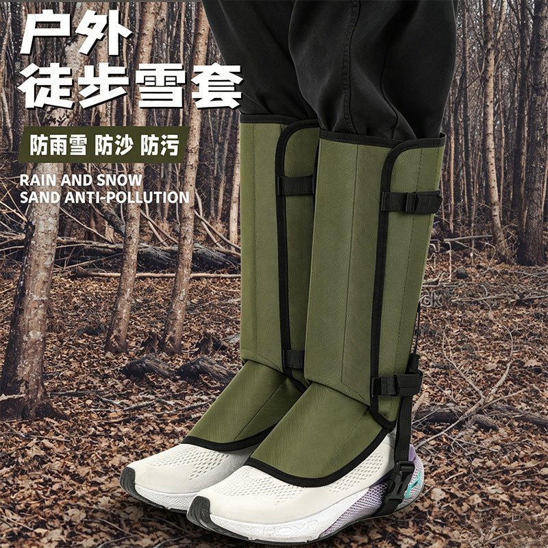 Cross-Border Outdoor Products Anti-Snake Bite Foot Covers Mountaineering Camping Style Anti-Scratch Knee Covers Anti-Snow Shoe Covers Leg Covers