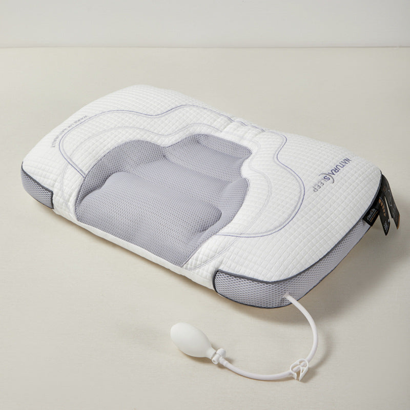 New Adjustable Height Inflatable Airbag Pillow For Sleeping, Breathable Neck Support Airbag Pillow Core For Adults