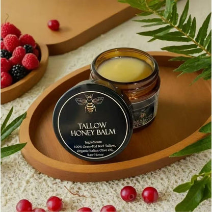 Honey Beef Tallow Cream Skincare Products Full English Export Grass-Fed Beef Tallow Olive Oil