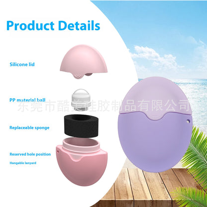 Lotion Application Tool Sunscreen Applicator Removable Ball Silicone Cream Applicator