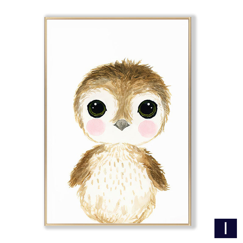 Animal Cartoon Canvas Paintings