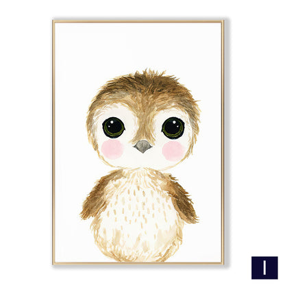 Animal Cartoon Canvas Paintings