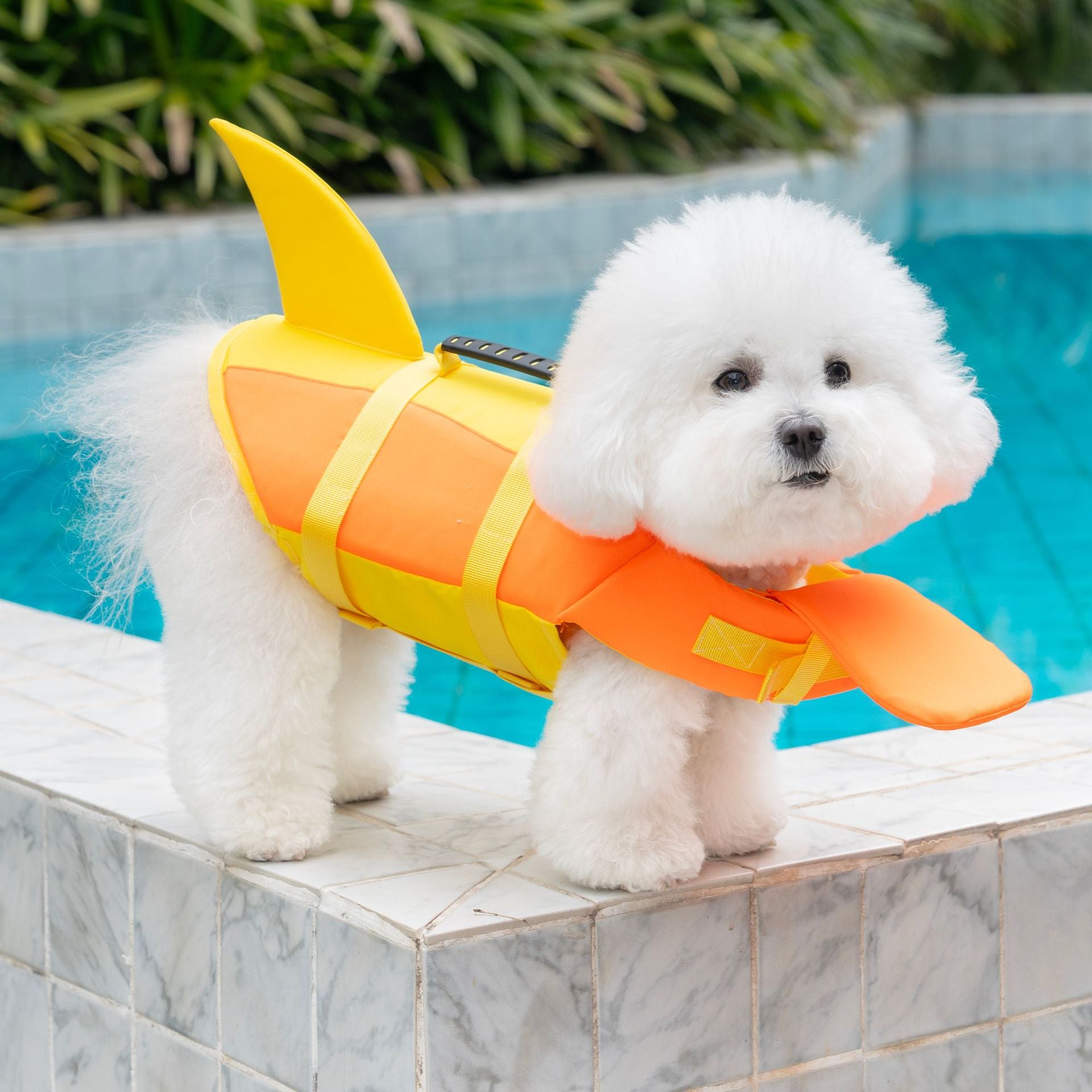 Pet Dog Leashable Portable Life Jacket Swimsuit For Small, Medium, And Large Dogs, Life Jacket With Tail, Size 26