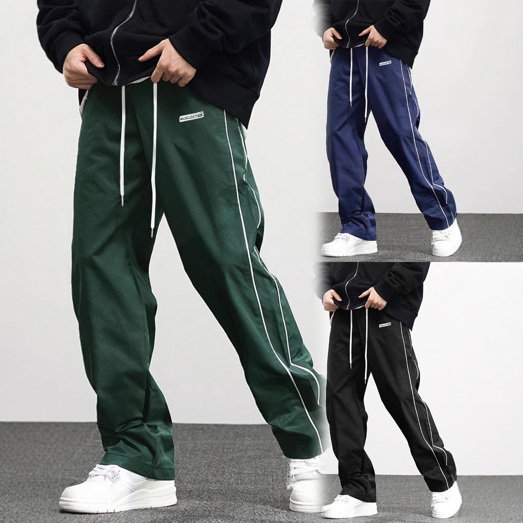 Men's Retro Tapered Leisure Trousers – Vintage Style, Modern Comfort