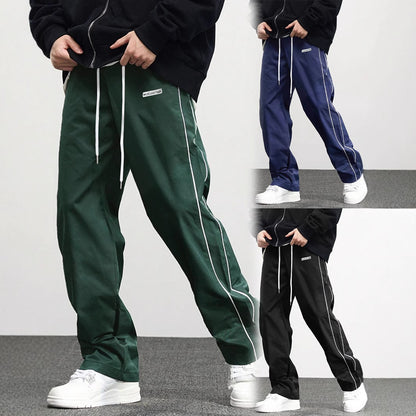 Men's Retro Tapered Leisure Trousers – Vintage Style, Modern Comfort