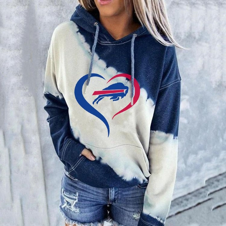 European And American Long-sleeved Hooded Sweater Women&amp;amp;amp;amp;amp;amp;amp;amp;amp;#039;s Street Football Uni Long-sleeved Pullover Love Hoodie