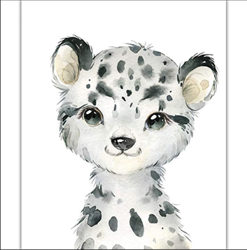 Animal Cartoon Canvas Paintings