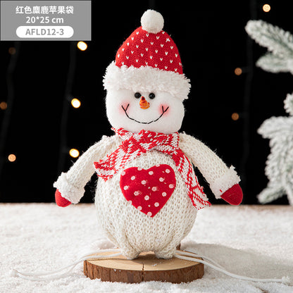 Christmas Children&#039;s Gift Bag, Small Gift, Christmas Eve Apple Packaging Box, Handbag, Creative Candy Bag, Socks