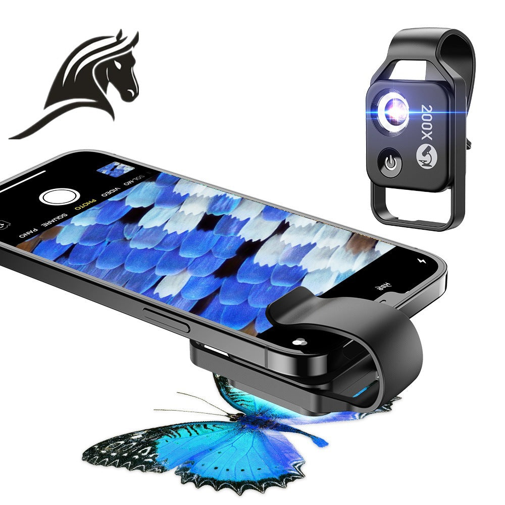 Apexel&#039;s New Portable 200X Mobile Phone Microscope Magnifying Glass Hd Microscope Without Cpl