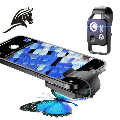 Apexel&#039;s New Portable 200X Mobile Phone Microscope Magnifying Glass Hd Microscope Without Cpl