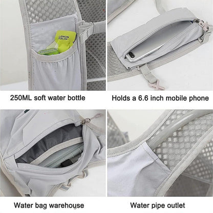Cycling, Running And Hiking Backpack Breathable Bicycle Cross-Country Marathon Water Bag Backpack Sports Vest