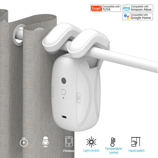 Electric Curtain Motor Smart Home Curtain Assistant Graffiti Mobile Phone Remote Control Automatic Smart Curtain Companion
