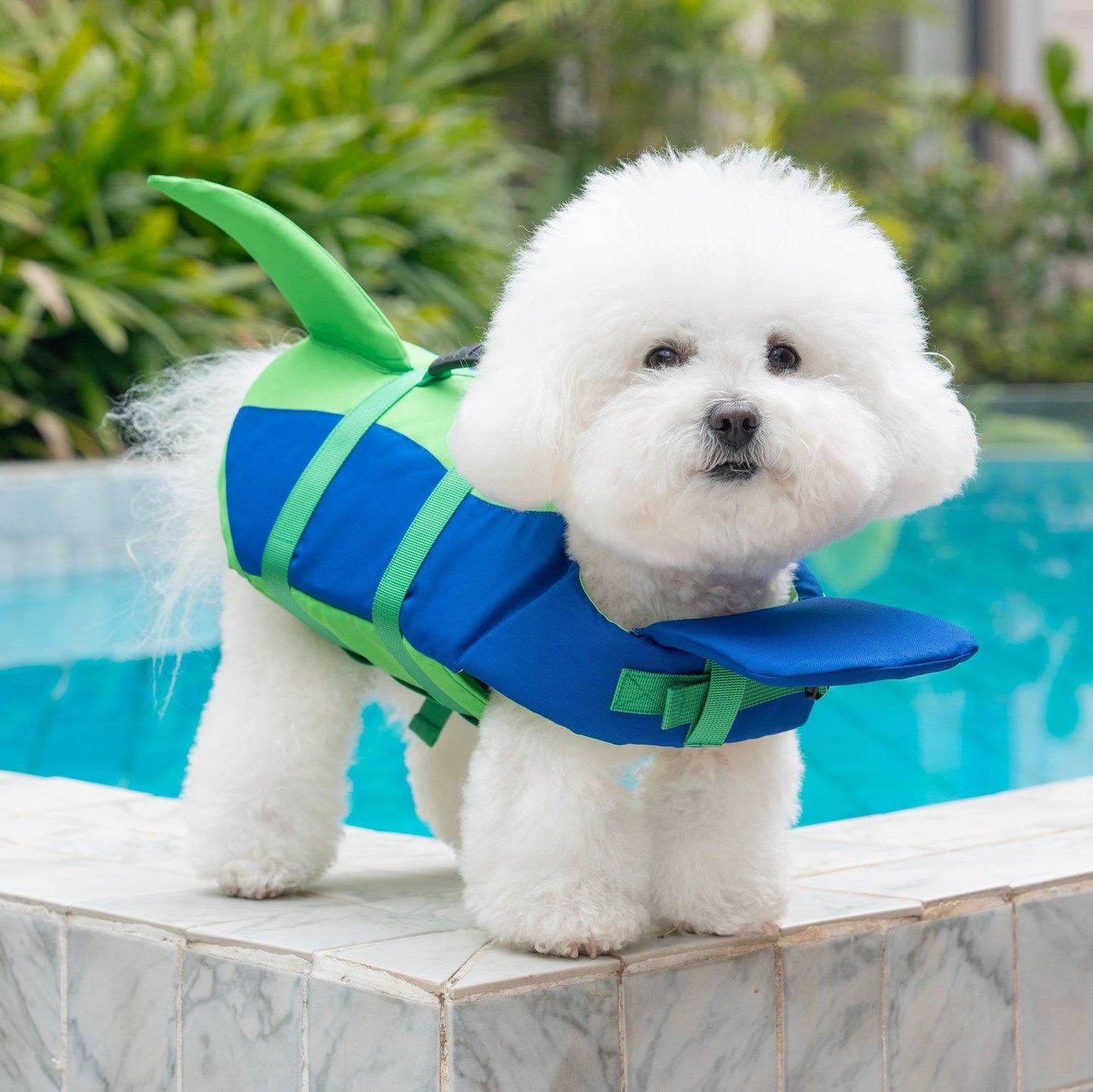 Pet Dog Leashable Portable Life Jacket Swimsuit For Small, Medium, And Large Dogs, Life Jacket With Tail, Size 26