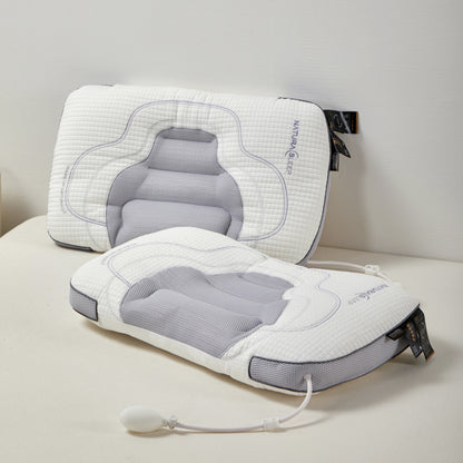 New Adjustable Height Inflatable Airbag Pillow For Sleeping, Breathable Neck Support Airbag Pillow Core For Adults
