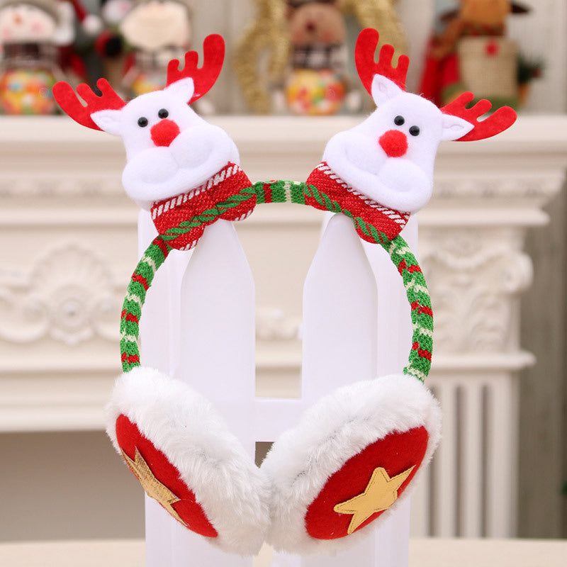 Christmas new headband earmuffs
