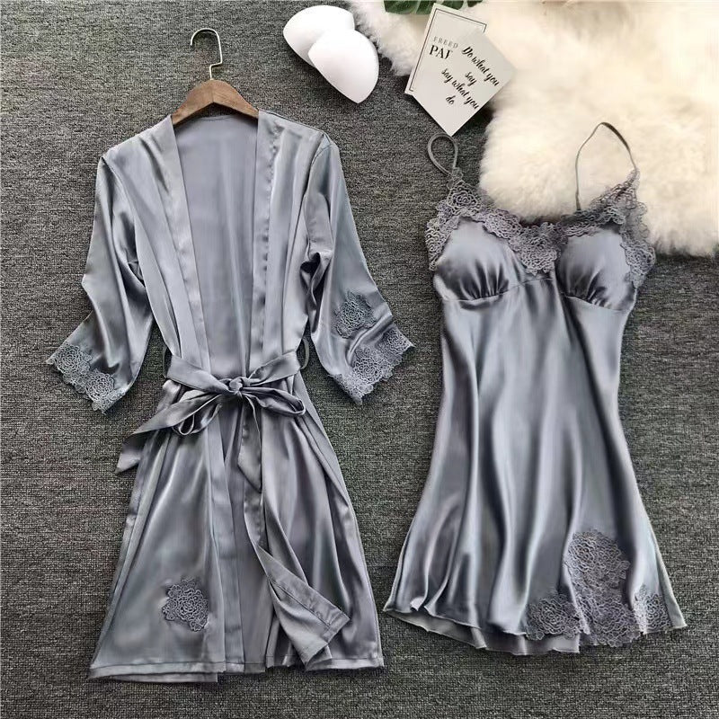 Women's New Plus Size Multi-piece Pajamas Plus Size Pajamas With Chest Pad