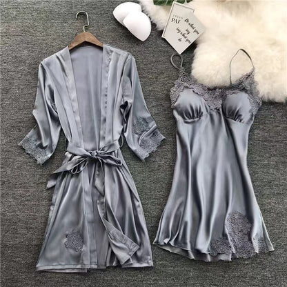 Women's New Plus Size Multi-piece Pajamas Plus Size Pajamas With Chest Pad