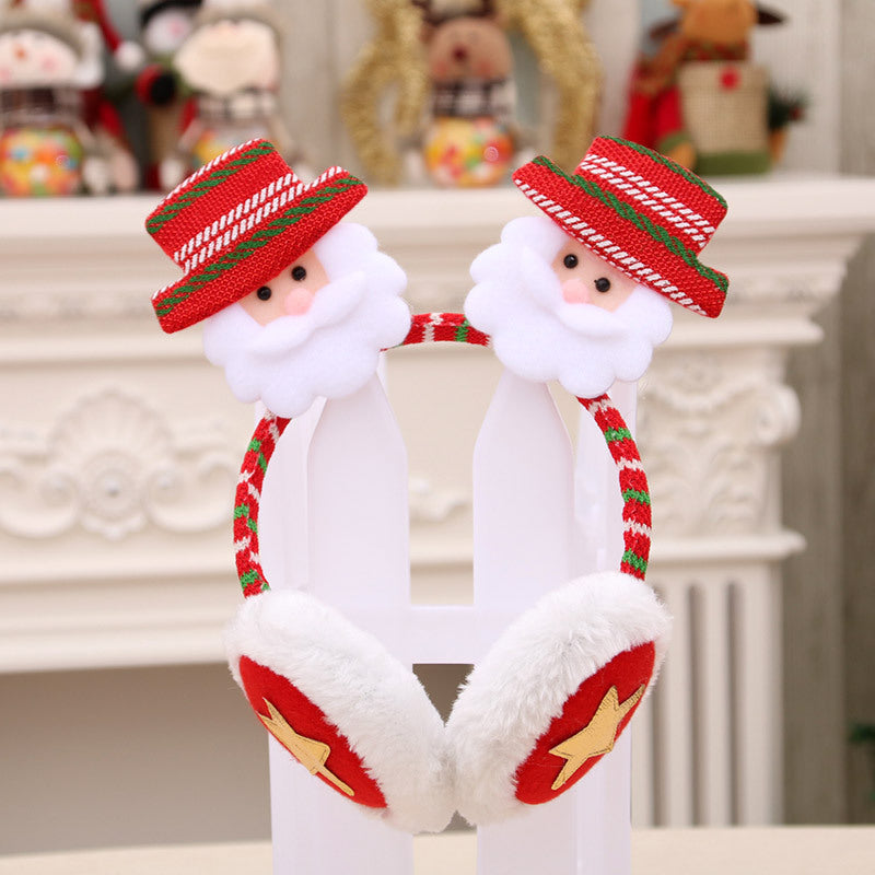 Christmas new headband earmuffs