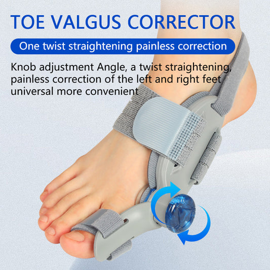 Bunion Corrector With Adjustable Knob, Big Toe Separator, Adult Toe Valgus Corrector