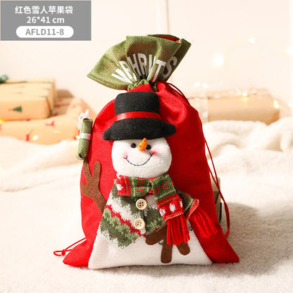 Christmas Children&#039;s Gift Bag, Small Gift, Christmas Eve Apple Packaging Box, Handbag, Creative Candy Bag, Socks