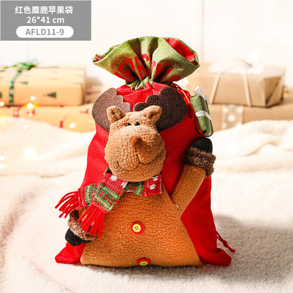 Christmas Children&#039;s Gift Bag, Small Gift, Christmas Eve Apple Packaging Box, Handbag, Creative Candy Bag, Socks