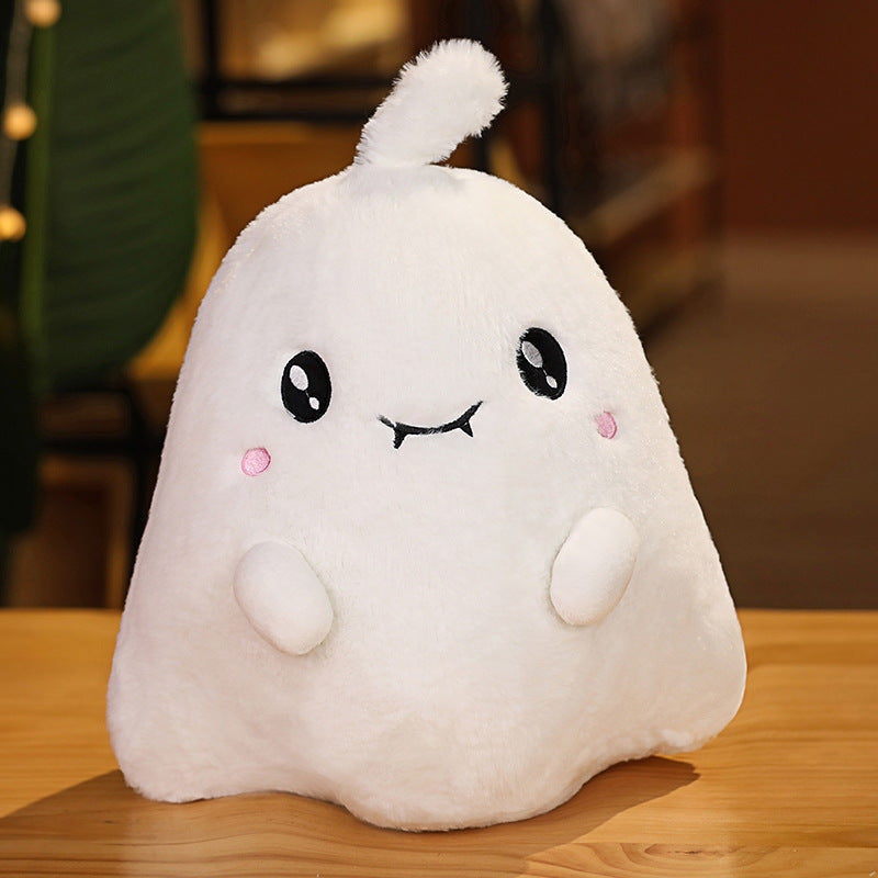 Funny Halloween Plush Toy Sickle Death White Ghost Doll Skull Doll Pillow Holiday Gift