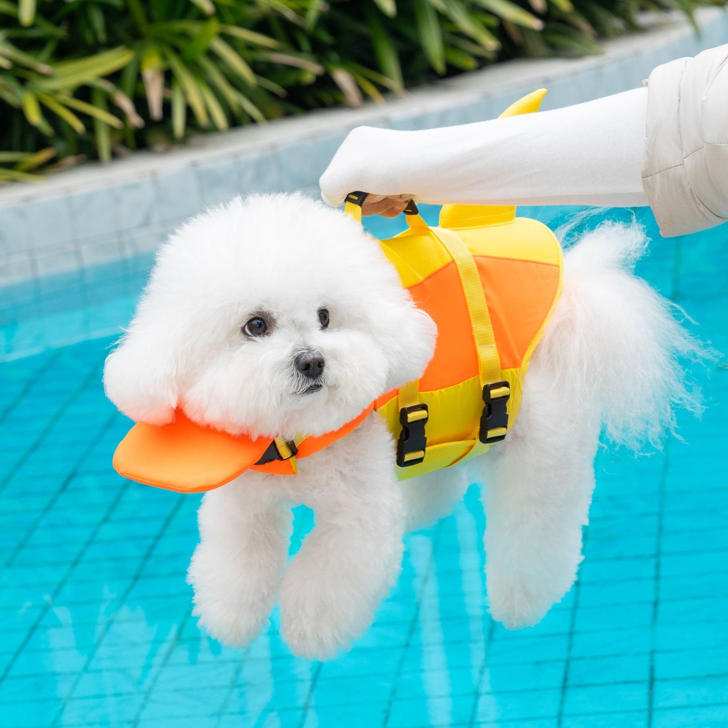 Pet Dog Leashable Portable Life Jacket Swimsuit For Small, Medium, And Large Dogs, Life Jacket With Tail, Size 26