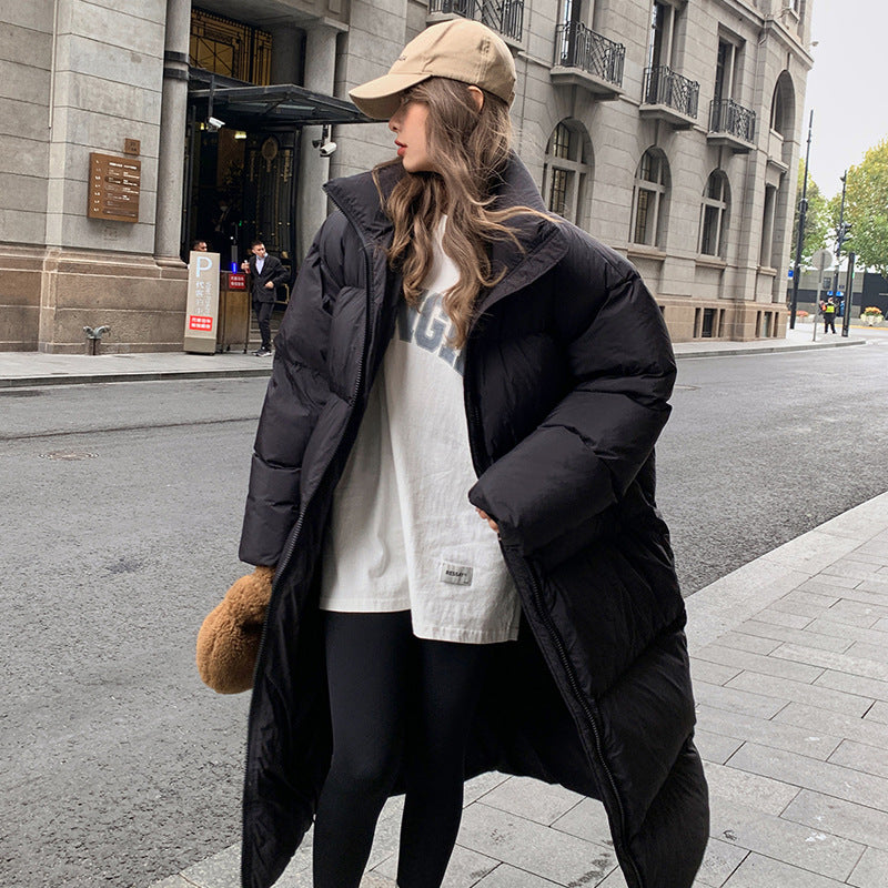 Women's Winter Puff Jacket Mid-length All-matching long coat