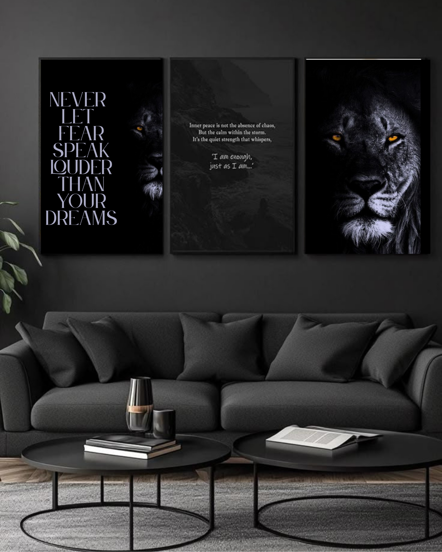 Motivational Wall Art Print – Inspirational Quote Canvas